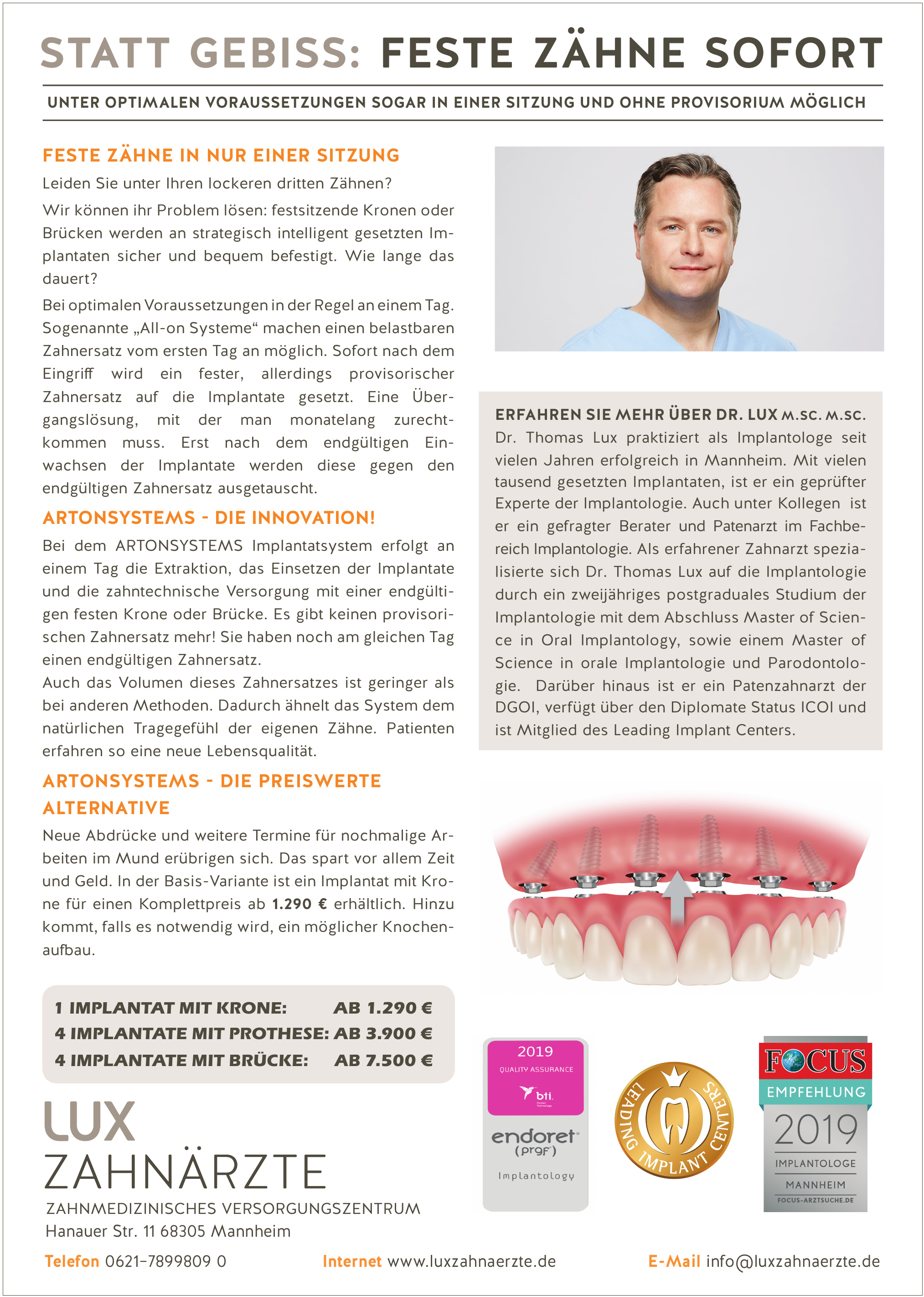 Lux Zahnärzte GmbH Lux Zahnärzte GmbH