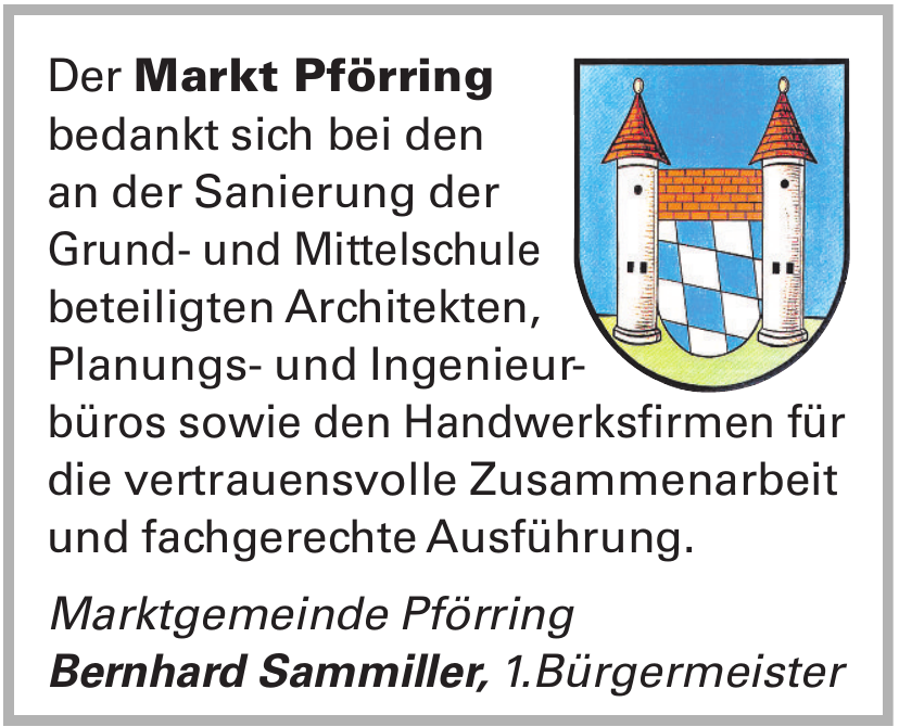 Marktgemeinde Pförring Marktgemeinde Pförring