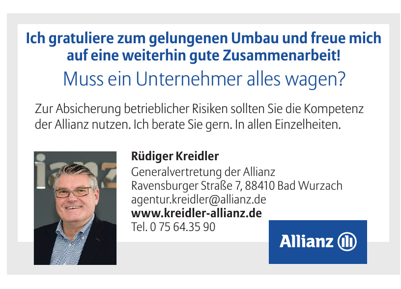 Rüdiger Kreidler, Generalvertretung der Allianz Rüdiger Kreidler, Generalvertretung der Allianz