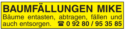 Baumfällungen Mike Baumfällungen Mike