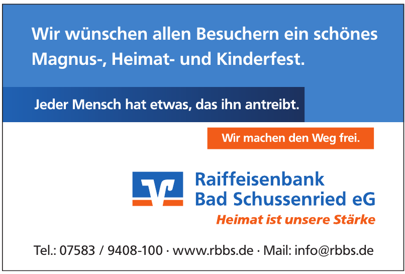 Raiffeisenbank Bad Schussenried eG Raiffeisenbank Bad Schussenried eG