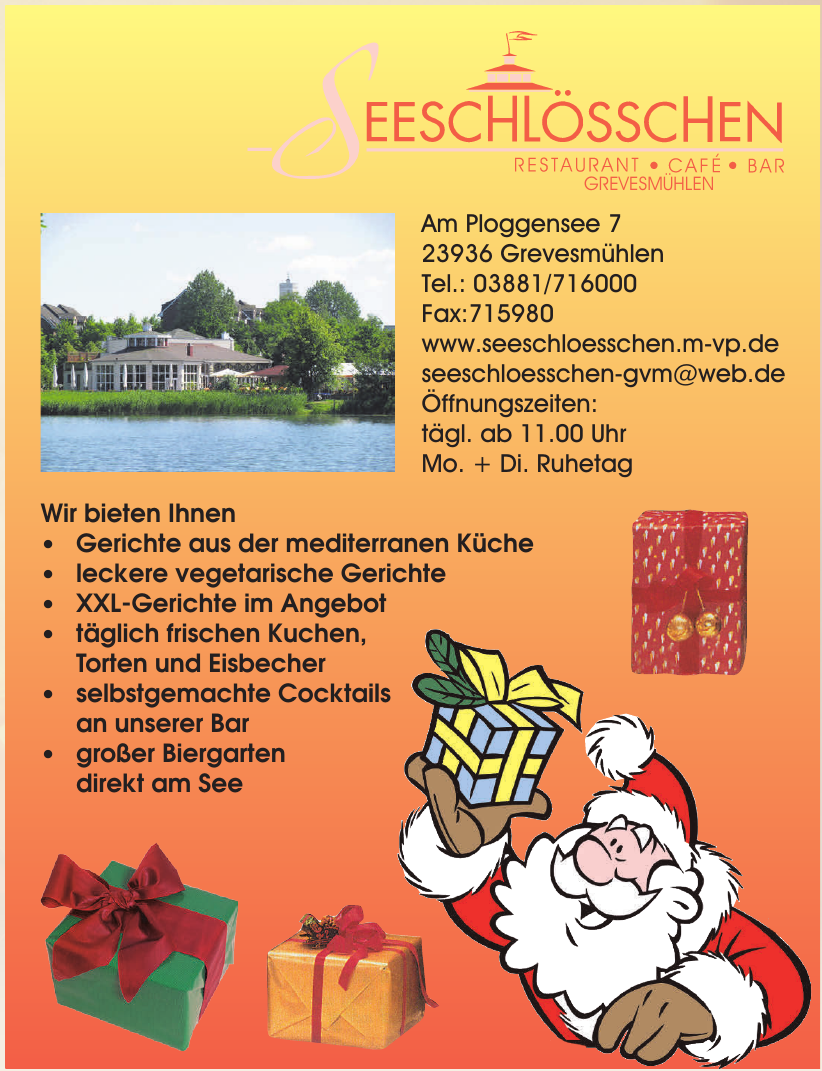 Seeschlösschen Restaurant Seeschlösschen Restaurant