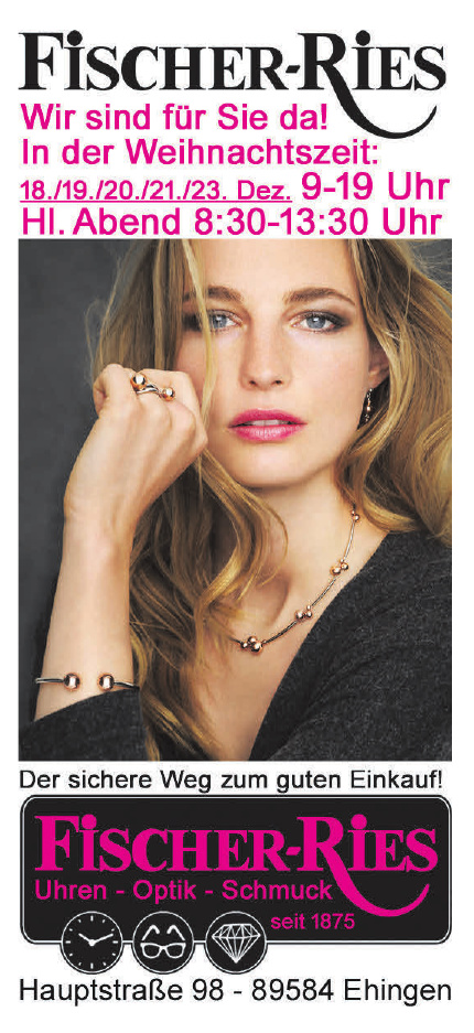 Fischer-Ries Uhren-Optik-Schmuck Fischer-Ries Uhren-Optik-Schmuck