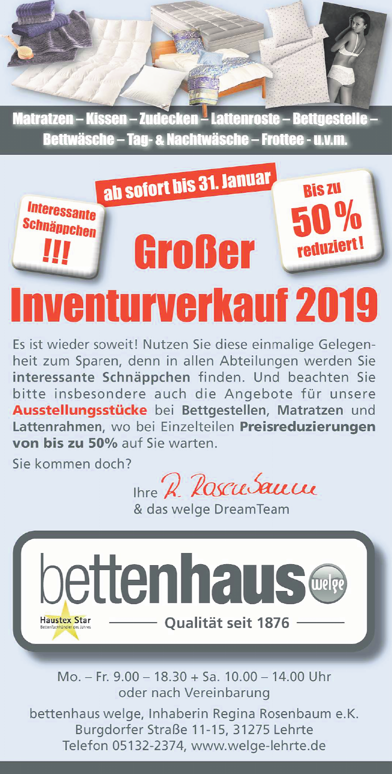 Bettenhaus Welge Bettenhaus Welge