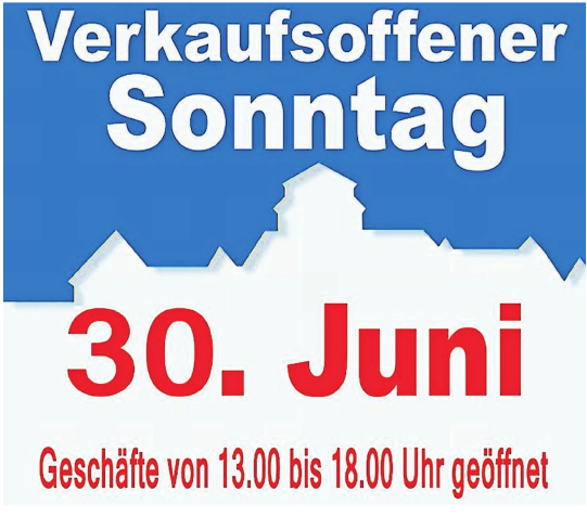 Verkausoffener Sonntag Verkausoffener Sonntag
