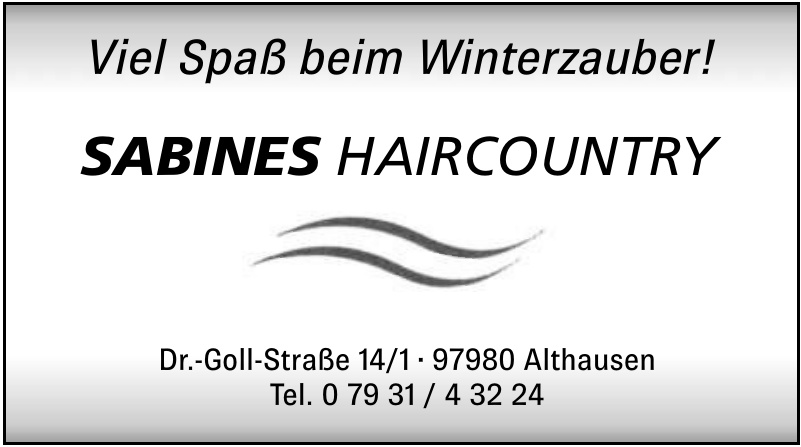 Sabines Haircountry