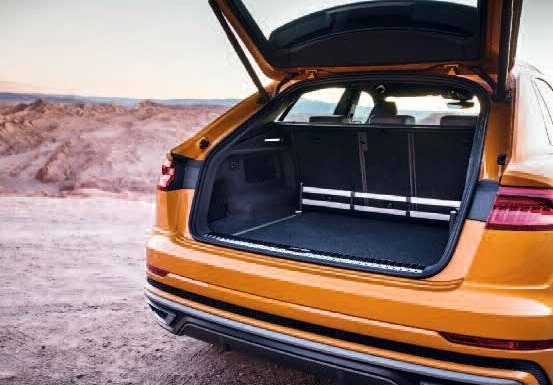 Großzügiger Kofferraum des Audi Q8. Fotos: AUDI AG