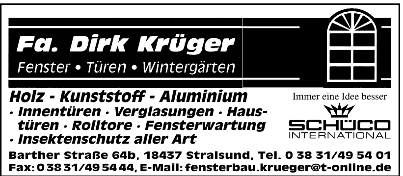 Fa. Dirk Krüger Fa. Dirk Krüger