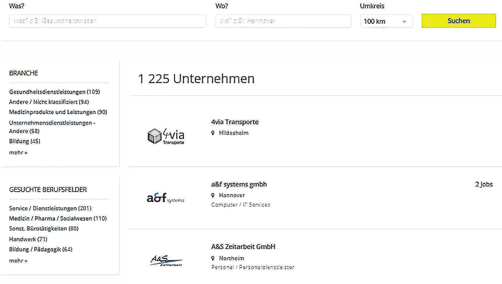 Gesuchte Lehrstellen Gesuchte Lehrstellen