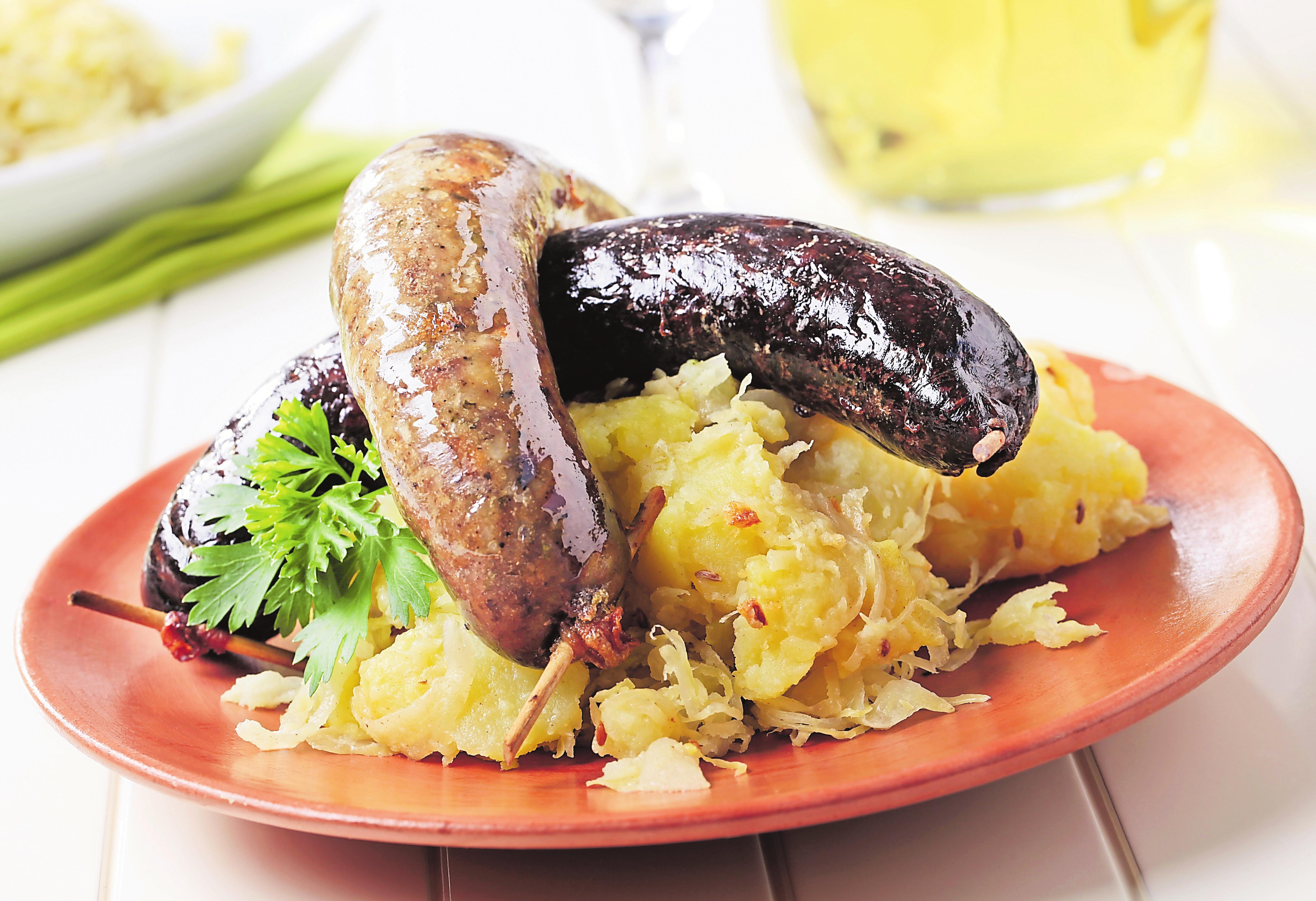 Blutwurst und White Pudding sind etwa in Schottland beliebt.