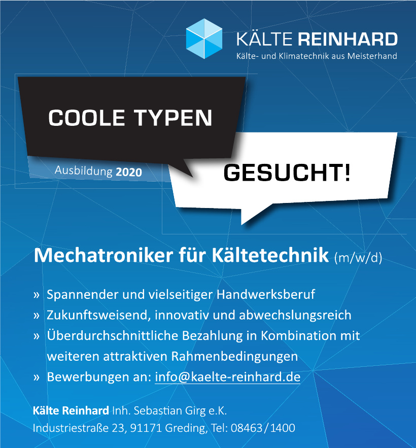 Kälte Reinhard Kälte Reinhard