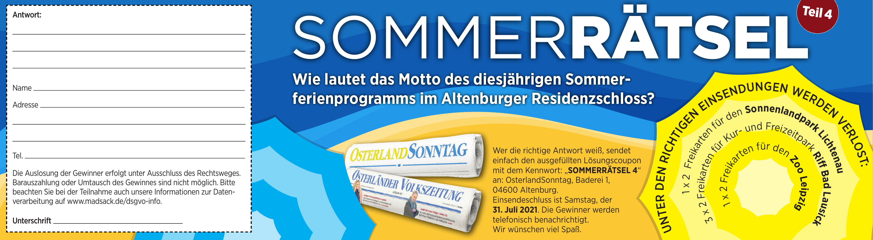 Sommerrätsel Sommerrätsel