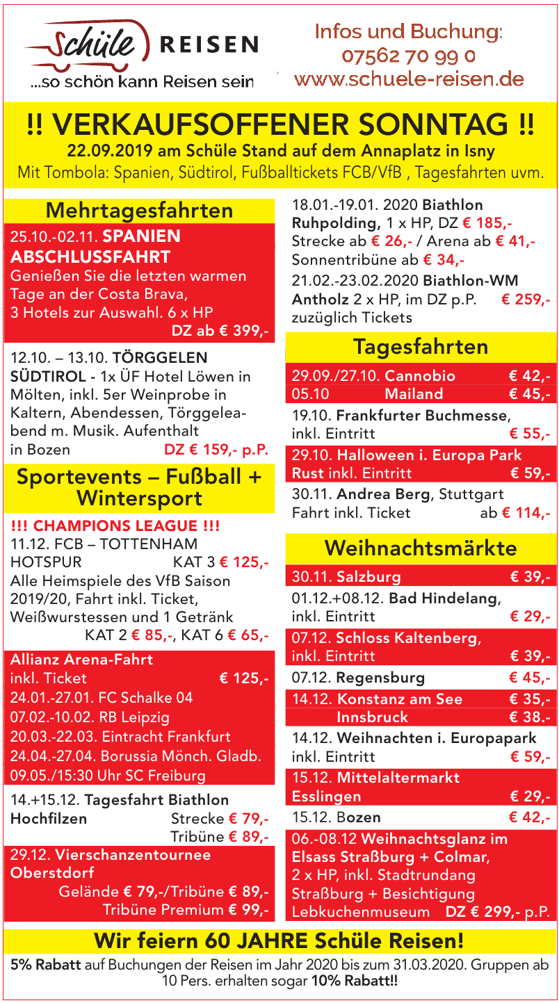 Schüle Reisen Schüle Reisen