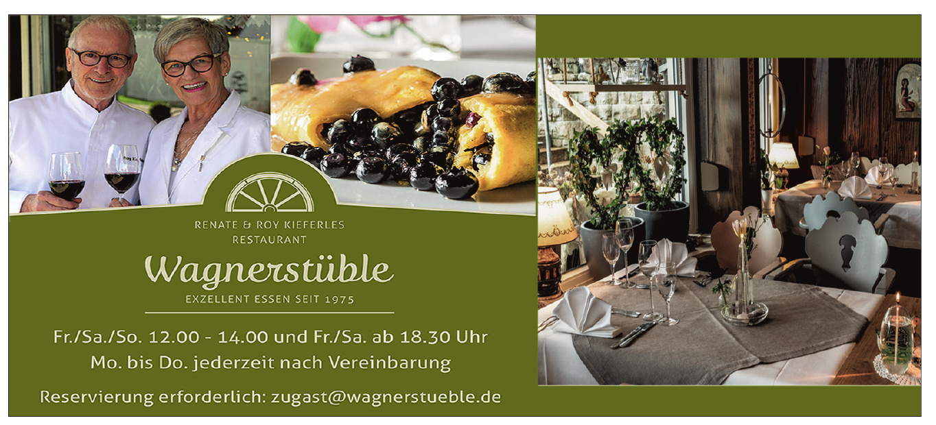 Wagnerstüble Renate & Roy Kieferles Restaurant