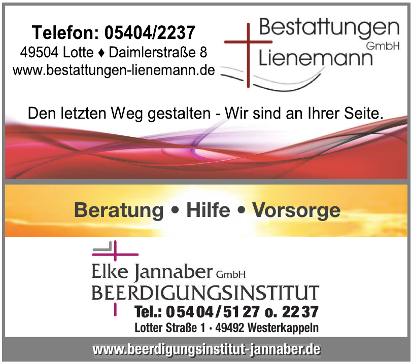 Beerdigungsinstitut Elke Jannaber GmbH Beerdigungsinstitut Elke Jannaber GmbH