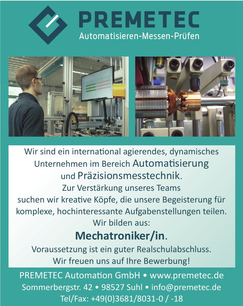 Premetec Automation GmbH Premetec Automation GmbH