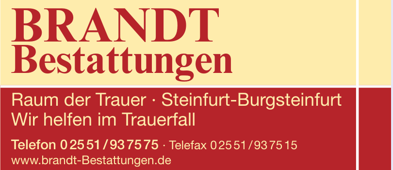Brandt Bestattungen Brandt Bestattungen