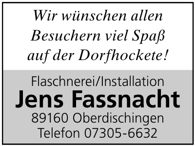Flaschnerei/Installation Jens Fassnacht Flaschnerei/Installation Jens Fassnacht