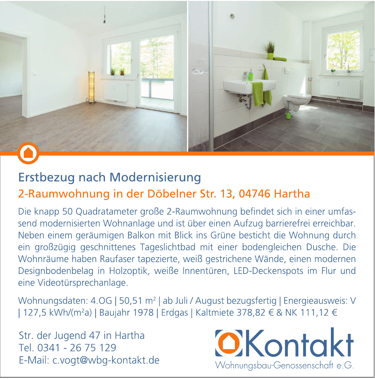 Kontakt Wohnungsbau-Genossenschaft e.G. Kontakt Wohnungsbau-Genossenschaft e.G.