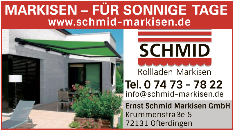 Ernst Schmid Rollladen Markisen GmbH