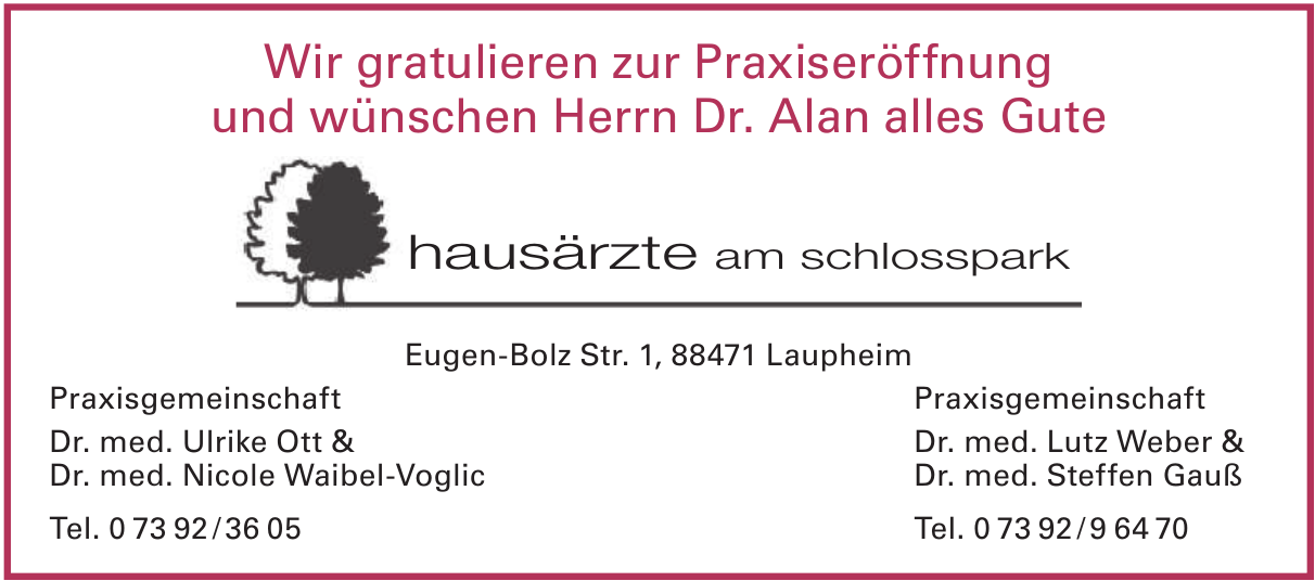 Hausärzte am Schlosspark Hausärzte am Schlosspark
