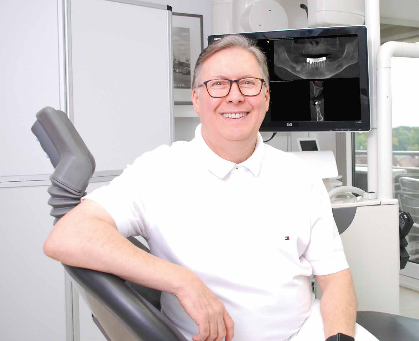 Hat jahrzehntelange Erfahrung mit Implantaten: Prof. Inv. Dr. (H) Peter Borsay. Fotos: Peter Claußen, privat