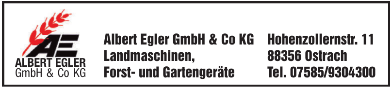 Albert Egler GmbH & Co KG Albert Egler GmbH & Co KG