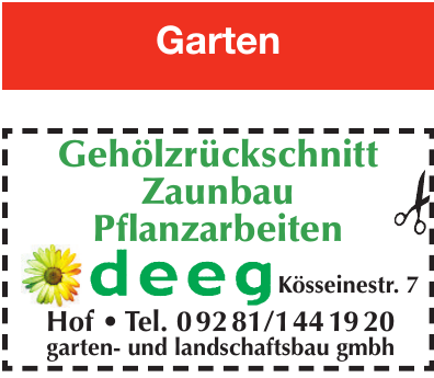 Deeg Garten- & Lanschaftsbau GmbH Deeg Garten- & Lanschaftsbau GmbH