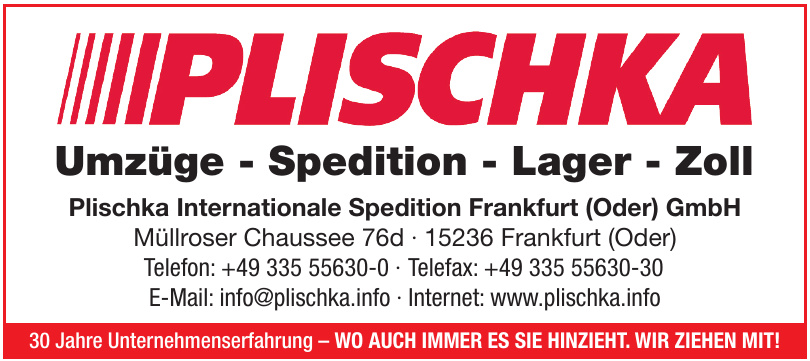 Plischka Internationale Spedition Frankfurt (Oder) GmbH