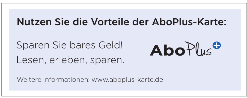 AboPlus-Karte AboPlus-Karte