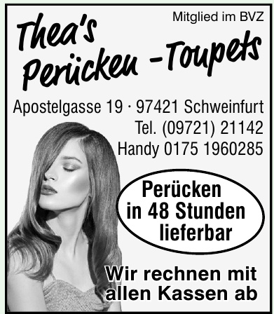 Thea‘s Perücken -Toupets Thea‘s Perücken -Toupets