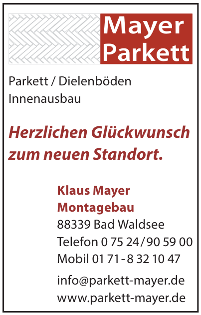 Klaus Mayer Montagebau Klaus Mayer Montagebau