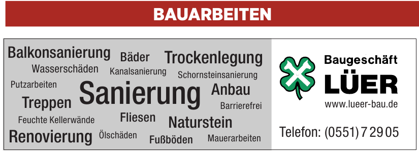 Baugeschäft Lüer Baugeschäft Lüer