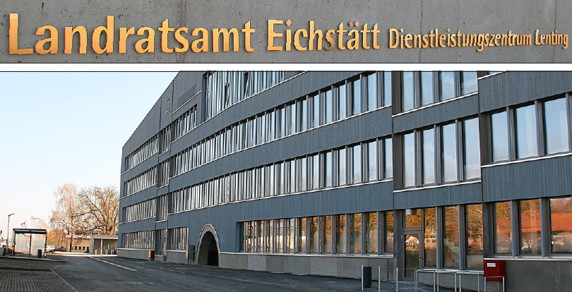 Die schwungvolle Gestaltung prägt das neue Gebäude. Die schwungvolle Gestaltung prägt das neue Gebäude.