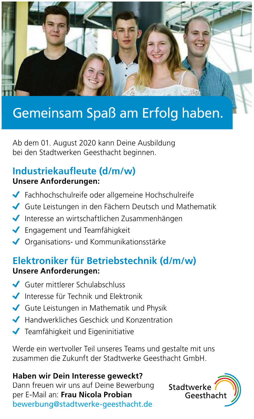 Stadtwerke Geesthacht GmbH Stadtwerke Geesthacht GmbH