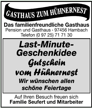 Gasthaus Zum Hühnernest Gasthaus Zum Hühnernest