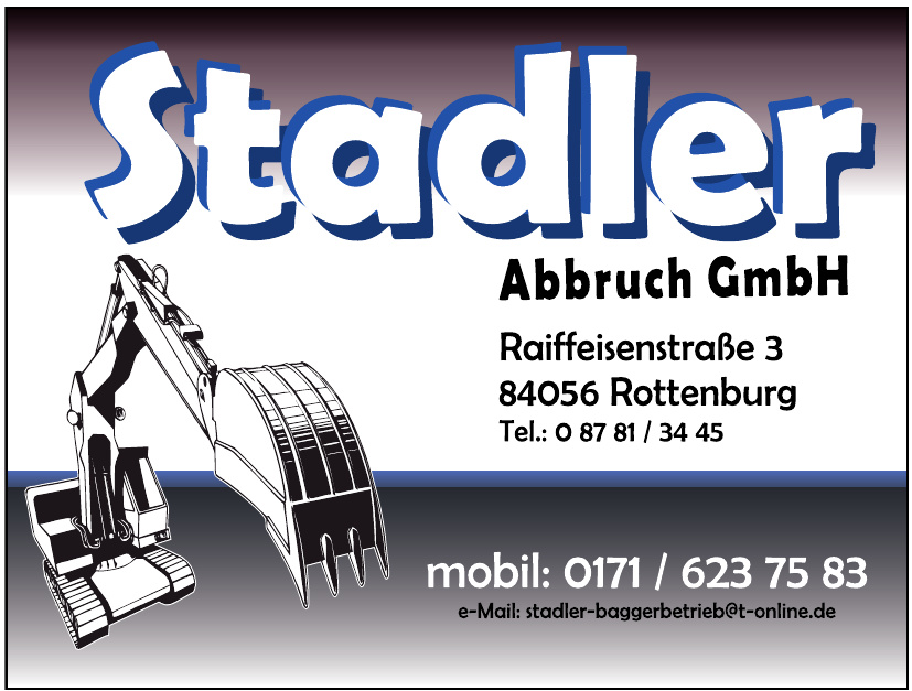 Stadler Abbruch GmbH Stadler Abbruch GmbH