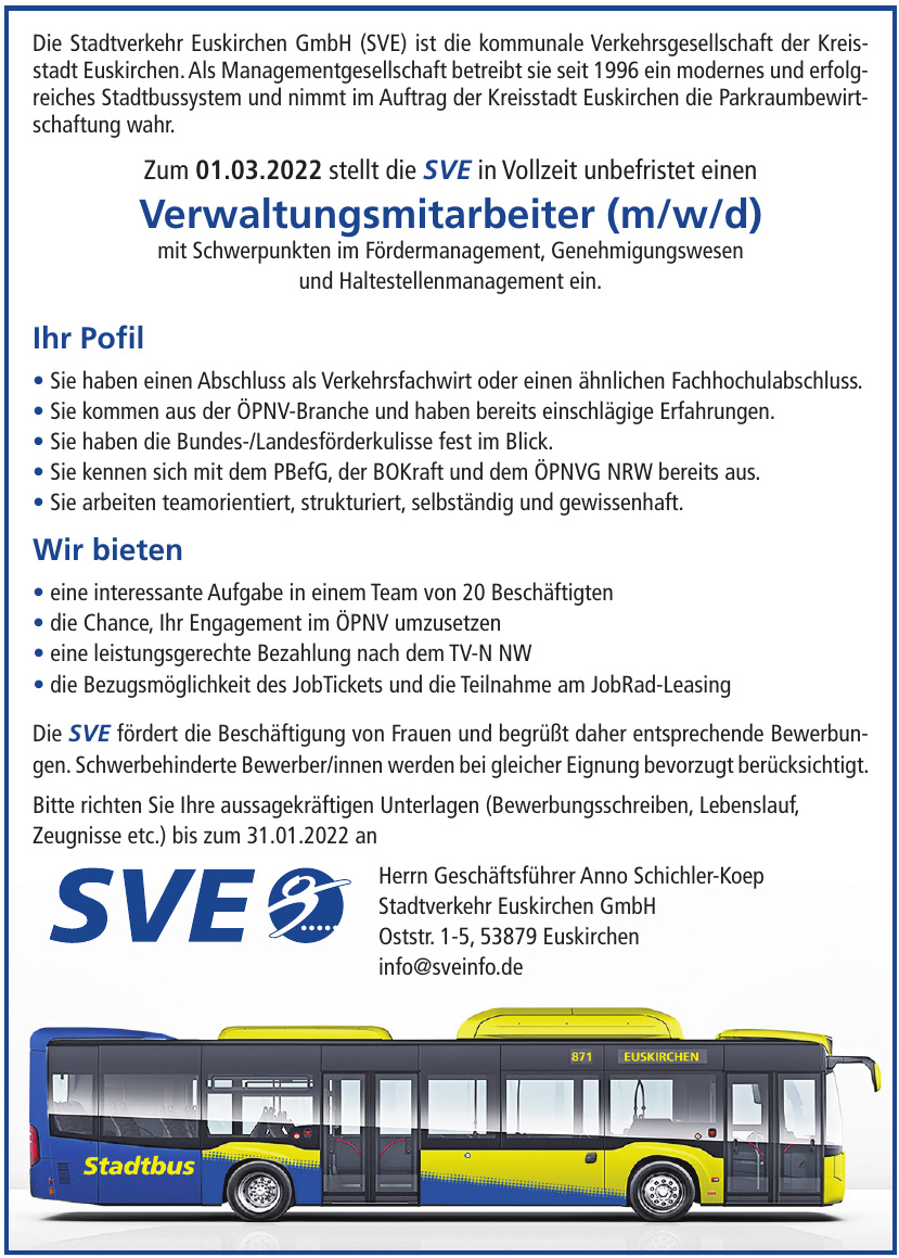Stadtverkehr Euskirchen GmbH (SVE)
