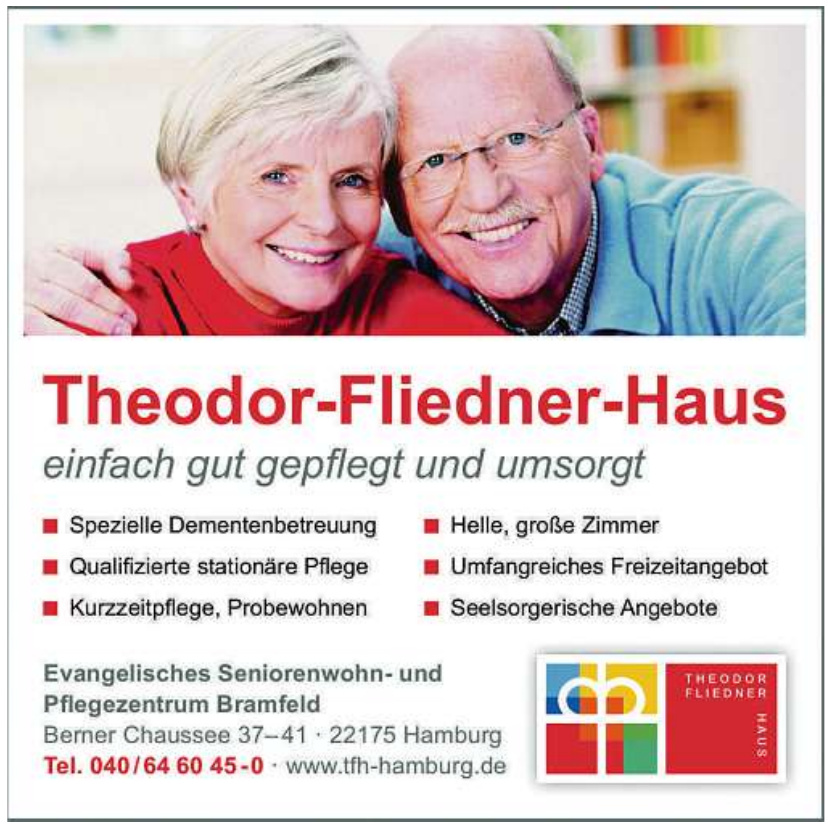 Evangelisches Seniorenwohn- und Pflegezentrum Bramfeld - Theodor-Fliedner-Haus
