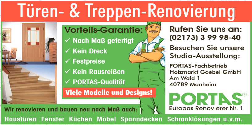 Portas-Fachbetrieb Mustermann GmbH Portas-Fachbetrieb Mustermann GmbH
