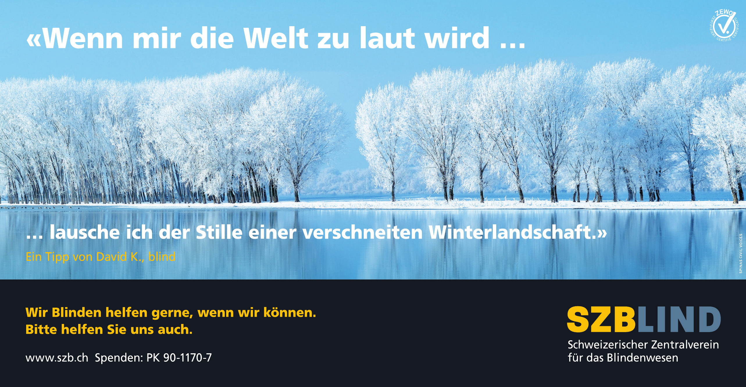 SZBLIND Schweizerischer Zentralverein für das Blindenwesen SZBLIND Schweizerischer Zentralverein für das Blindenwesen