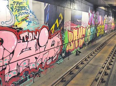 „Piusstraße“: Kunst übersprüht „Piusstraße“: Kunst übersprüht