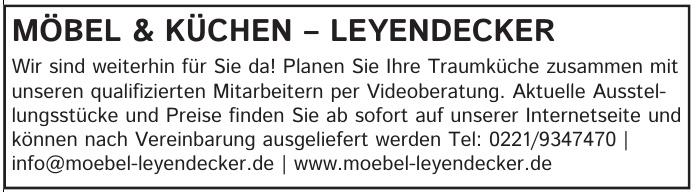Möbel Leyendecker GmbH & Co. KG Möbel Leyendecker GmbH & Co. KG