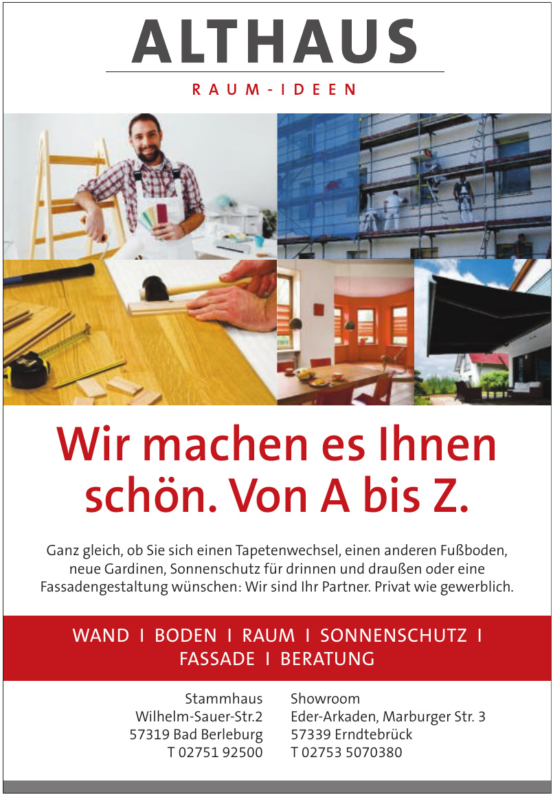 Althaus Raum-Ideen Althaus Raum-Ideen