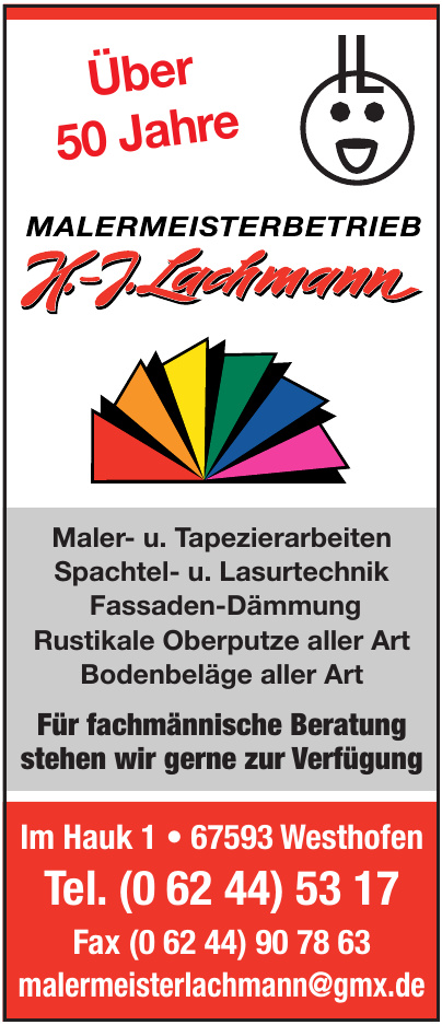 Malermeister H.-J. Lachmann