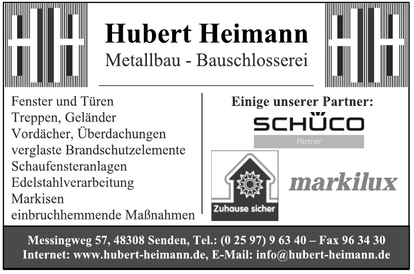 Hubert Heimann, Metallbau - Bauschlosserei Hubert Heimann, Metallbau - Bauschlosserei