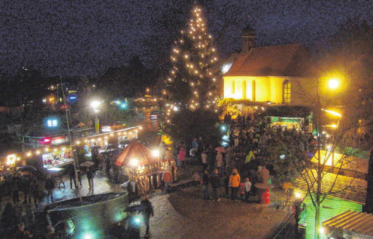 An diesem Freitag startet der Erbacher Weihnachtsmarkt Image 1 Seit 40 Jahren gehört der Kressbronner Markt zur Weihnachtstradition.