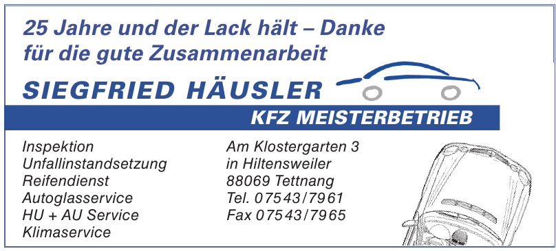 Siegfried Häusler Kfz Meisterbetrieb Siegfried Häusler Kfz Meisterbetrieb