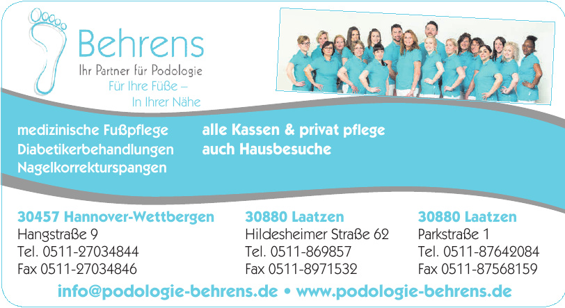 Podologie Zentrum Behrens Podologie Zentrum Behrens