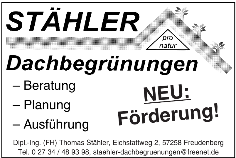 Dipl.-Ing. (FH) Thomas Stähler Dipl.-Ing. (FH) Thomas Stähler